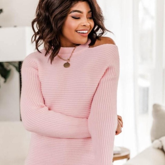 Pink Lily | Midnight Walk Sweater - Picture 4 of 9